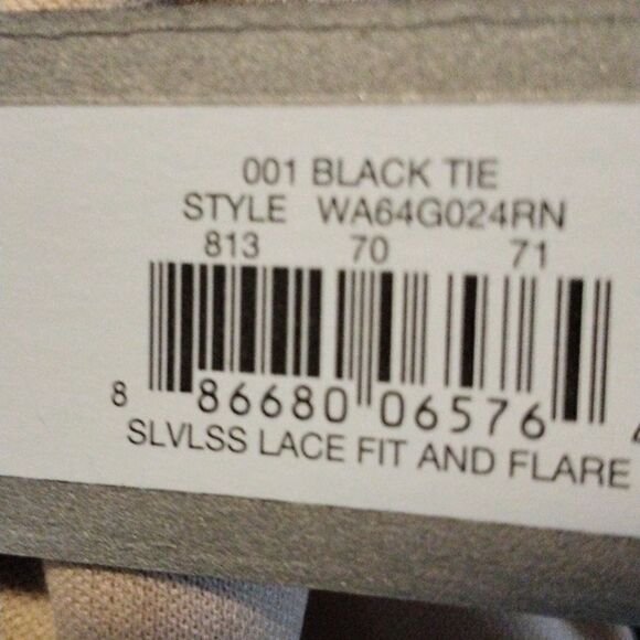 NWT Apt. 9 Black Lace Dress - Picture 8 of 10